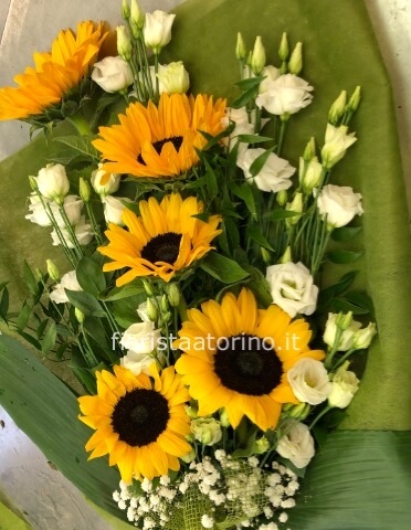 Bouquet di girasoli